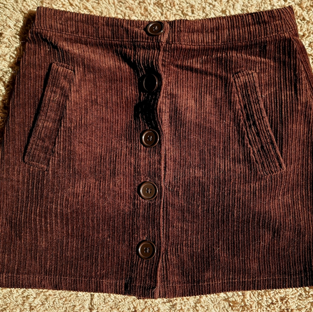Corduroy Skirt
